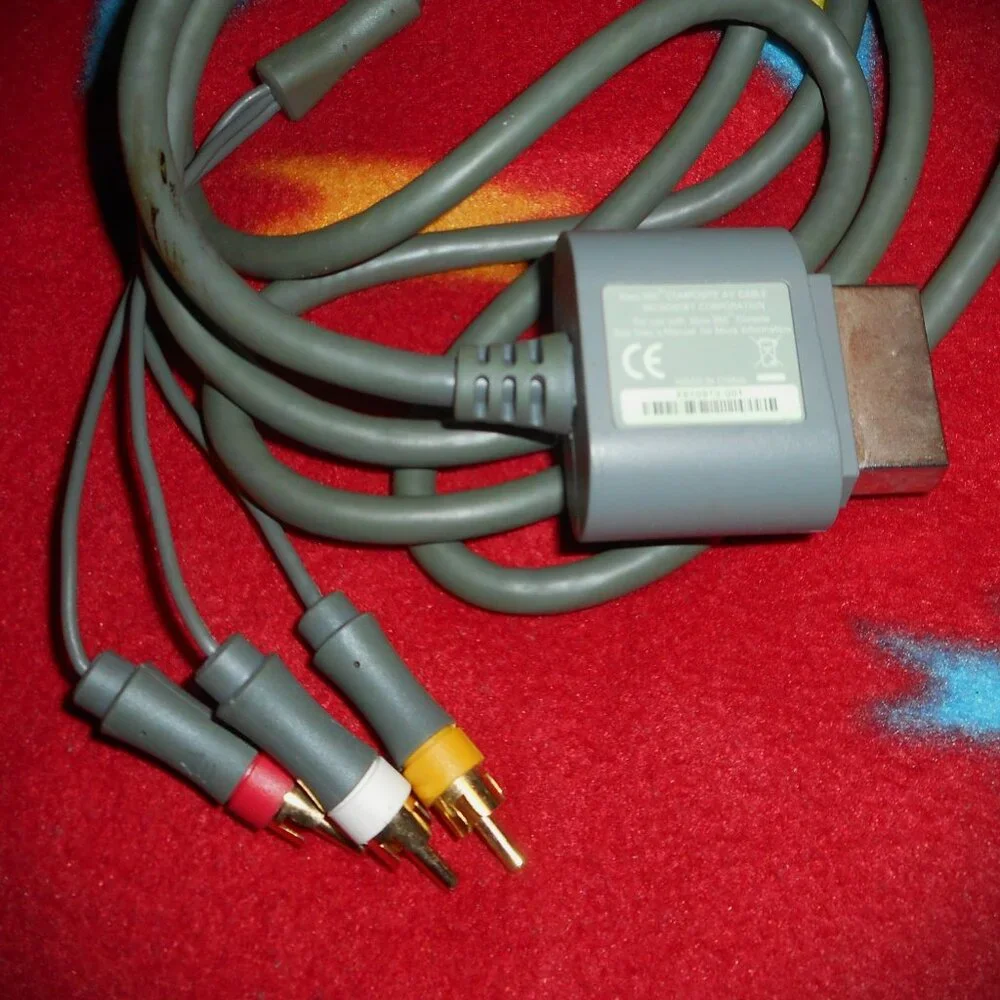 Original Microsoft Xbox 360 Composite A/V Cable